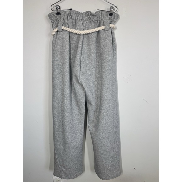 Aelfric Eden Super Baggy Barrel Sweatpants Wide Leg Gray Pants Women's L Hiphop - Picture 4 of 13